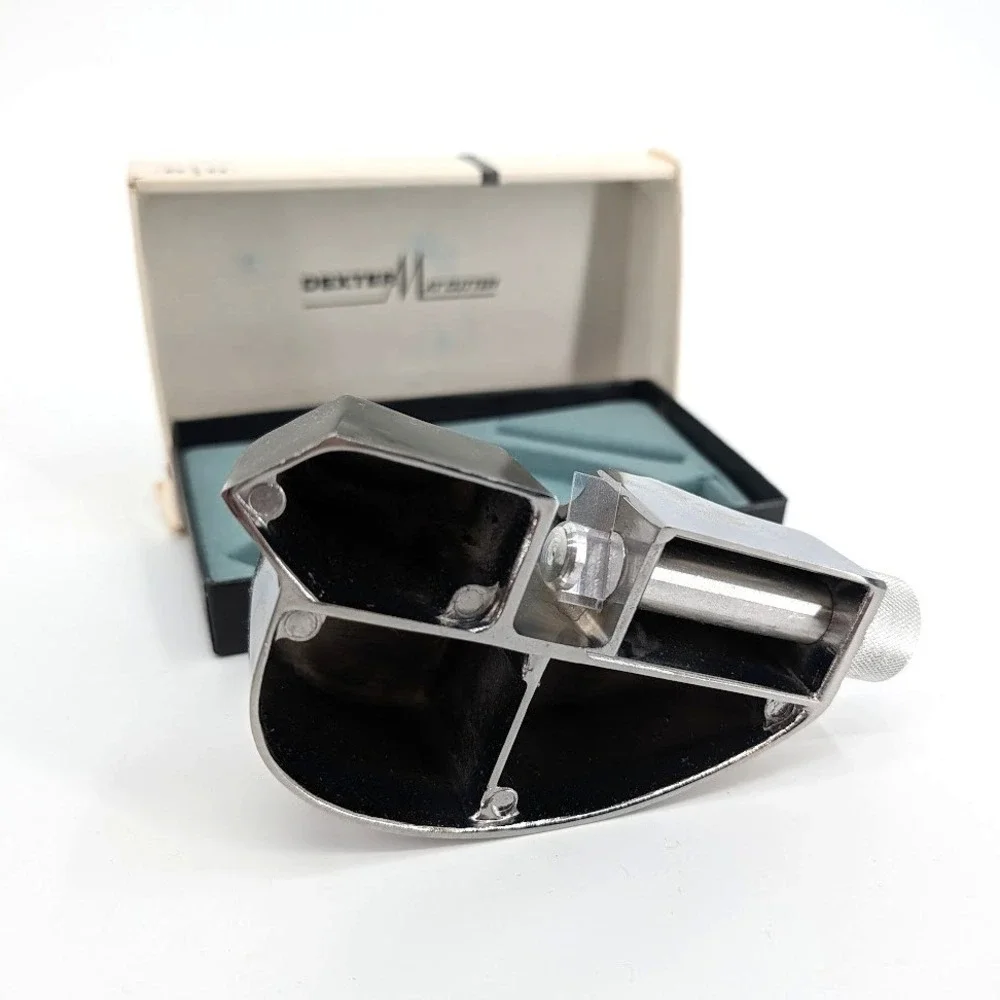 Vintage Dexter Mat Cutter Russell Harrington Chrome Tool‎ with Box and Manual